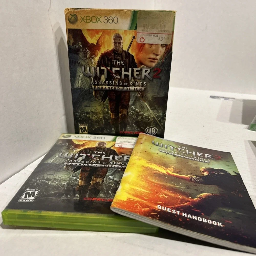 The Witcher 2 Assassins of Kings Enhanced Edition Microsoft Xbox 360 CIB w/ Map